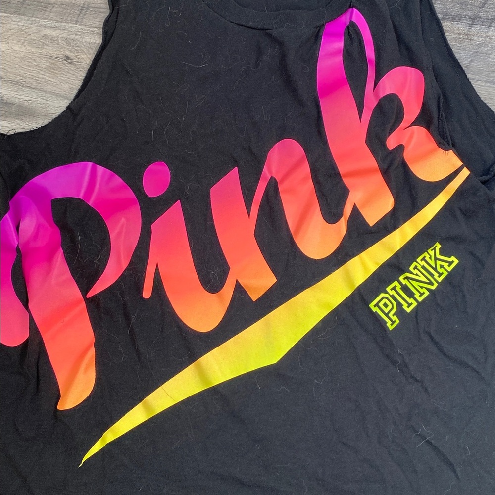 Pink Muscle Tank - Picture 2 of 4